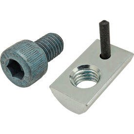 80/20® M8 x 12mm Blue SHCS & Roll-In T-Nut with Flex Handle Bright Zinc 75-3459