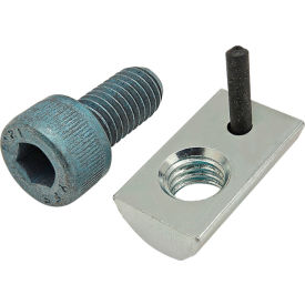 80/20® M8 x 16mm Blue SHCS & Roll-In T-Nut with Flex Handle Bright Zinc 75-3460