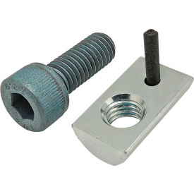 80/20® M8 x 20mm Blue SHCS & Roll-In T-Nut with Flex Handle Bright Zinc 75-3461