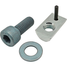 80/20® M8 x 20mm Blue SHCS Washer & Roll-In T-Nut with Flex Handle Bright Zinc 75-3464