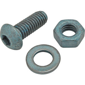 80/20® M6 x 16mm BHSCS with Washer & Hex Nut Blue Zinc 75-3467