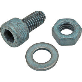 80/20® M6 x 12mm SHCS with Washer & Hex Nut Blue Zinc 75-3469