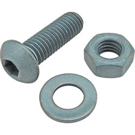 80/20® M8 x 25mm BHSCS with Washer & Hex Nut Blue Zinc 75-3473