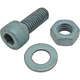 80/20® M8 x 20mm SHCS with Washer & Hex Nut Blue Zinc 75-3475