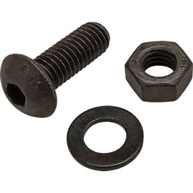 80/20® M5 x 14mm BHSCS with Washer & Hex Nut Black Zinc 75-3576