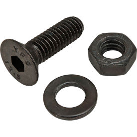 80/20® M6 x 20mm Black FHSCS with Washer & Hex Nut Zinc 75-3589