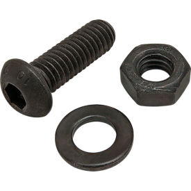 80/20® M6 x 18mm Black BHSCS with Washer & Hex Nut Zinc 75-3605