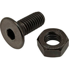80/20® M8 x 20mm Black FHSCS with Hex Nut Zinc 75-3617