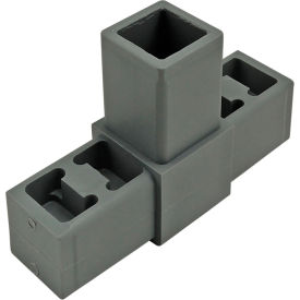 80/20® Quick Frame Series 3 Way Tee Connector Gray 9130