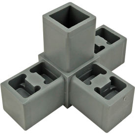 80/20® Quick Frame Series 4 Way Corner Connector Gray 9170