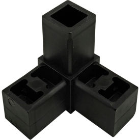80/20® Quick Frame Series 3 Way Corner Connector Black 9250