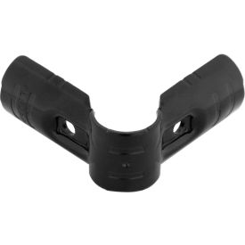 80/20® Flex pipe Outer Corner Joint Steel Black H-3