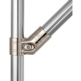 80/20® 45° Fix Angle Joint Set Steel Chrome Silver HJ-17NP