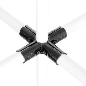 80/20® 5 Way Cross Joint Set Steel Black HJ-5