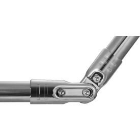 80/20® Flex pipe Extended Pivot Joint Set with Hardware Steel Chrome Plating HJ-6ANP-HW