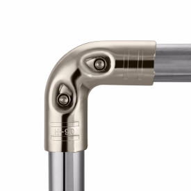 80/20® Flex pipe Round Joint Set Steel Chrome Plating HJ-90NP