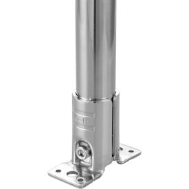 80/20® Flat Anchor Joint Set Steel Chrome HJ-9NP