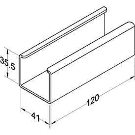 80/20® 10 & 25 Series Track Connector Steel Zinc R40-TC