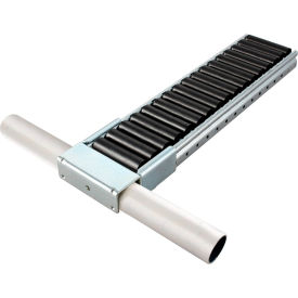 80/20® 10 25 Pipe Series Track Mount Start (85mm) Steel Bright Zinc R85-MS