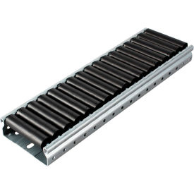 80/20® 4 Meter Steel Roller Track (ESD) 85mm Width Gray Rail / Black Wheels R85-RT157