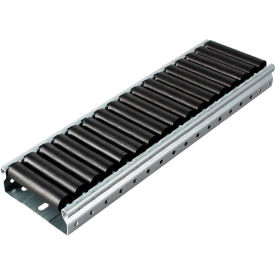 80/20® Fractional Metric Pipe Series 8' Steel Roller Track (ESD) Gray Rail/Black Wheels R85-RT96