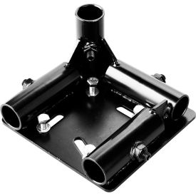 80/20® Flex pipe Left Side Caster Plate Steel Black WF-LPLATE