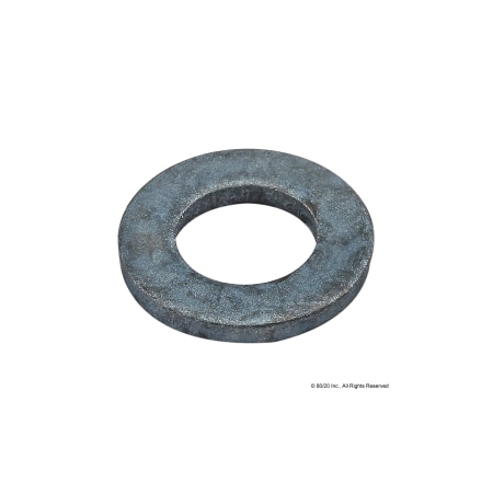 Flat Washer, For Screw Size M6, Steel Zinc Plated Finish MPN:13-6041