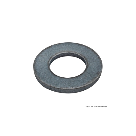 Flat Washer, For Screw Size M8, Steel Zinc Plated Finish MPN:13-6042