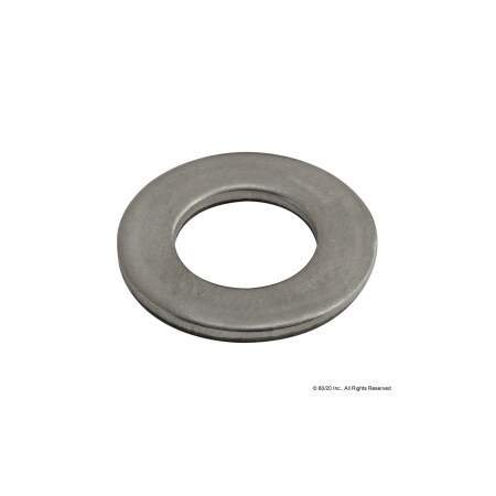 Flat Washer, For Screw Size M8, Stainless Steel Plain Finish MPN:17-6042