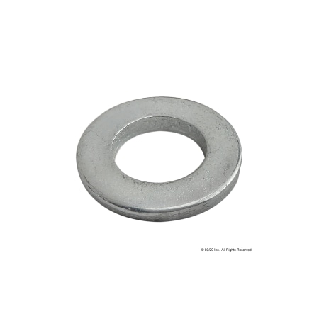 Flat Washer, For Screw Size M6, Steel Zinc Plated Finish MPN:19-6041