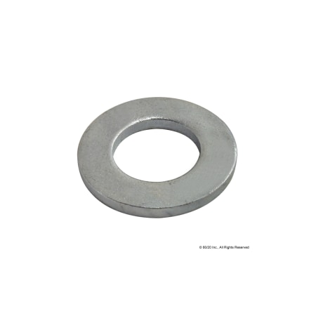 Flat Washer, For Screw Size M8, Steel Zinc Plated Finish MPN:19-6042