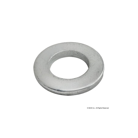 Flat Washer, For Screw Size M6, Steel Zinc Plated Finish MPN:3861