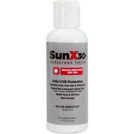 CoreTex® Sun X 30 71666 Sunscreen Lotion SPF 30+ 4oz Bottle 1-Bottle - Pkg Qty 12 71666