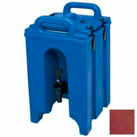 Cambro 100LCD402 - Camtainer Beverage Carrier 1-1/2 Gallon / Insulated / Brick Red 100LCD402