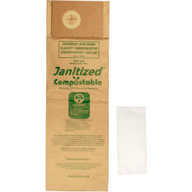 Triple S Compostable Vacuum Bag for Triple S Prosense 12D/15D CarpetMaster COM-ADVSPEC-4(5)**