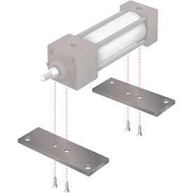 Aignep USA Base Bar Mount Kit 2 -1/2