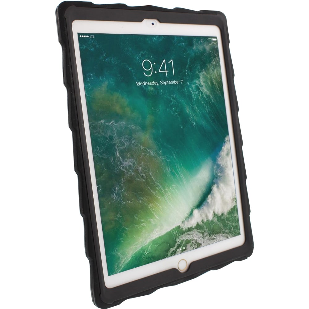 Gumdrop Drop Tech Case for iPad (2017) - Black, Smoke, Transparent - For Apple iPad (5th Generation) Tablet - Smoke MPN:DTC-IPAD97-BLK_SMK