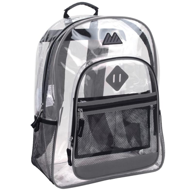 Trailmaker Clear Backpack, Gray MPN:7796GRY