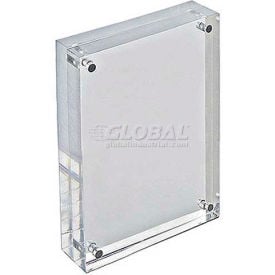 Global Approved 104433 Acrylic Vertical/Horizontal Block Frame 4