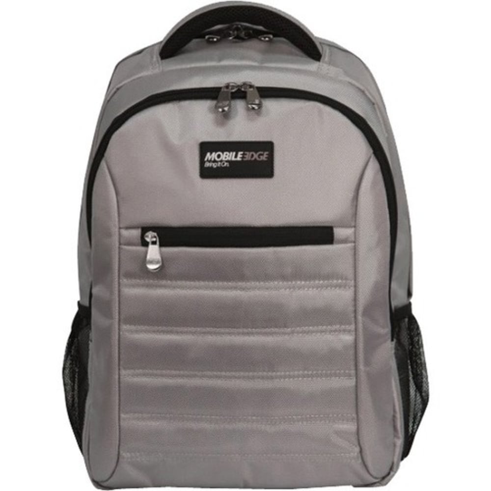 Mobile Edge Carrying Case (Backpack) for 17in MacBook, Book, Silver, Shoulder Strap, Handle, 18inH x 8.5inW x MPN:MEBPSP2