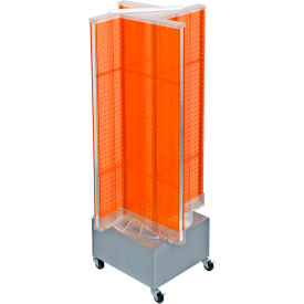 Global Approved 700445-ORG Pinwheel Pegboard Display 13.5