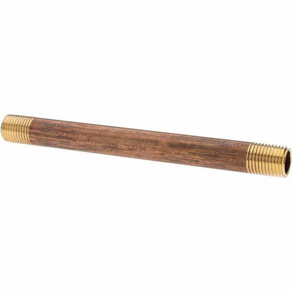 Brass Pipe Nipple: Threaded on Both Ends, 5-1/2