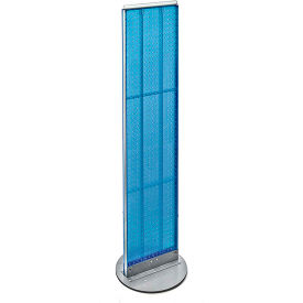 Global Approved 700277-BLU Pegboard Floor Stand 13.5