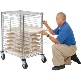 Nexel® End Load Wire Tray Cart with 19 Tray Capacity 317168