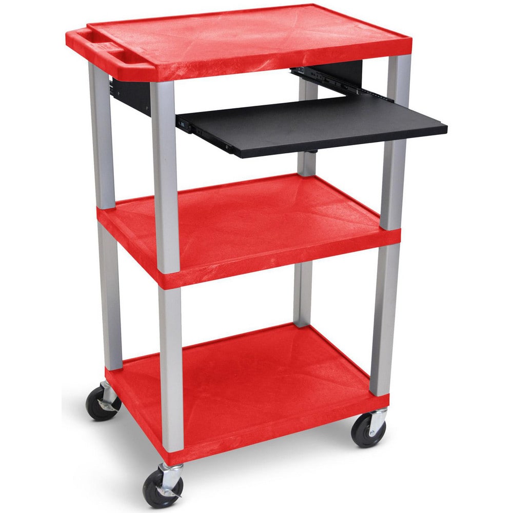 Carts; Cart Type: Utility ; Caster Type: 2 Locking, 4 Swivel ; Caster Material: TPR ; Material: Recycled Molded Plastic ; Length (Inch): 18 ; Width (Inch): 24 MPN:UCPL1PSRE-N