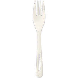 World Centric® Mediumweight Forks TPLA Compostable White 1000/Carton FOPS6