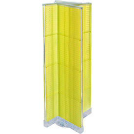Global Approved 700420-YEL Pinwheel Pegboard Display 16