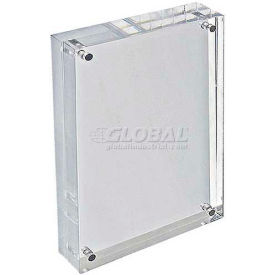 Global Approved 104435 Acrylic Vertical/Horizontal Block Frame 8.5