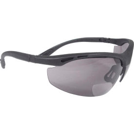 Radians® CH1-225 Cheaters™ Bi-Focal Safety Glasses Smoke 2.5 Lens Black Frame CH1-225 - Pkg Qty 12