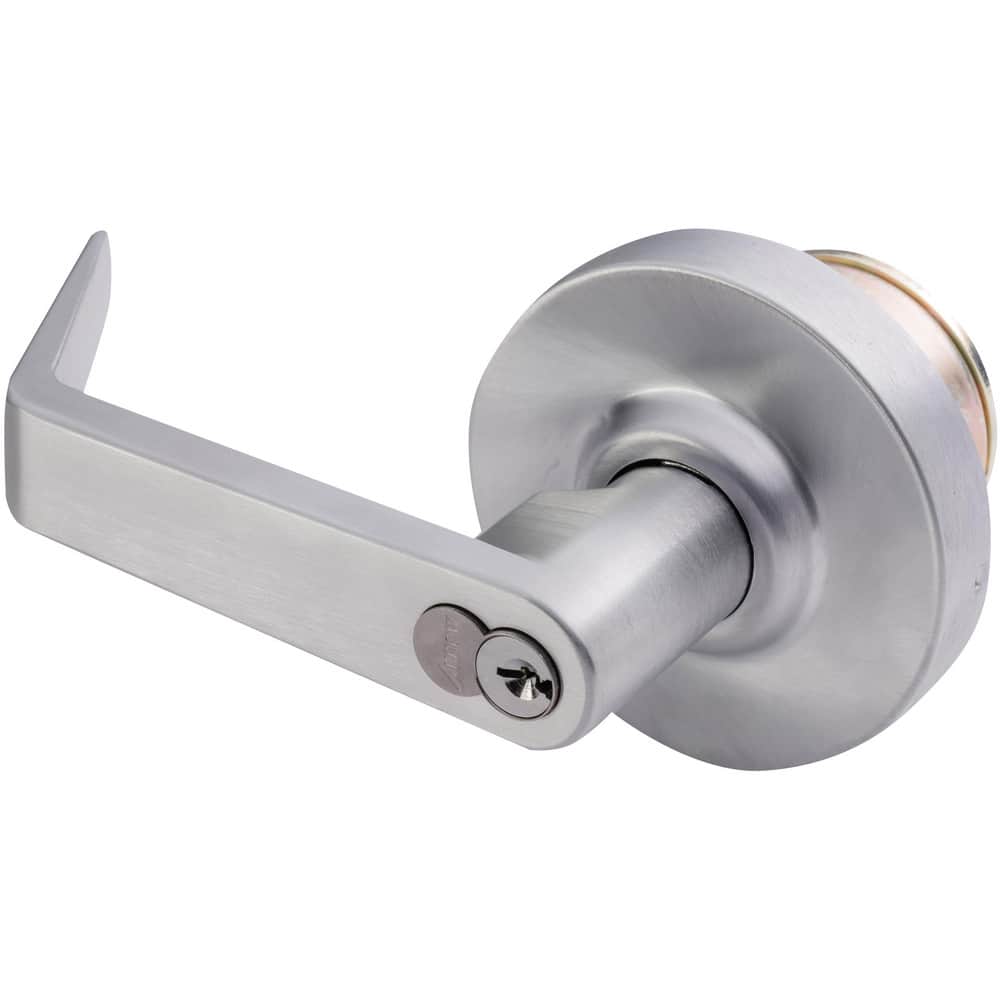 Door Handle Trim; Trim Type: Nightlatch Lever ; For Use With: Arrow Exit Device Trim ; Material: Metal ; Finish/Coating: Satin Chrome ; UNSPSC Code: 31162800 MPN:SRX82 26D CS